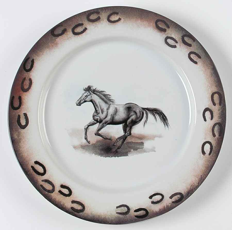 Hoofprints Dinner Plate by Montana Lifestyles-1