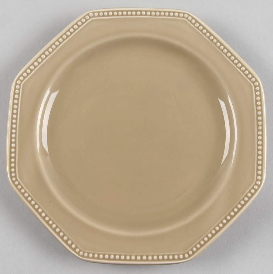 MTW12 Taupe Salad Plate by Martha Stewart-1