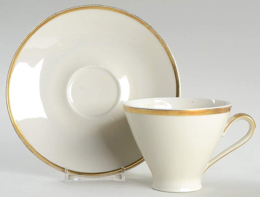 MIT274 Flat Cup & Saucer Set by Mitterteich-1