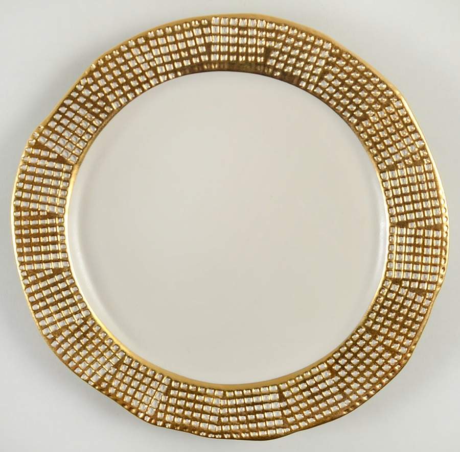 Manhattan Gold Dinner Plate by Michael Wainwright-1