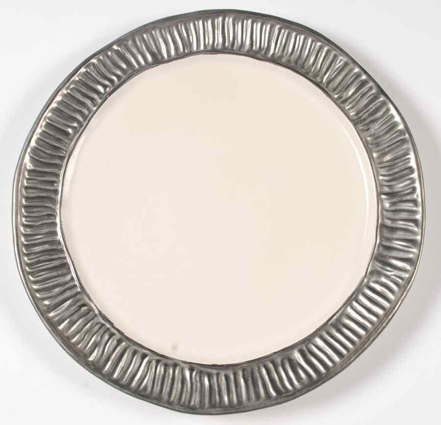 Coil Platinum Dinner Plate by Michael Wainwright-1