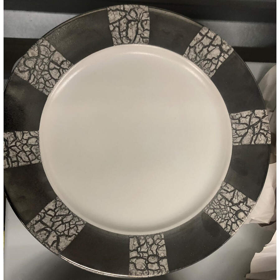 Amalfi Platinum Dinner Plate by Michael Wainwright-1