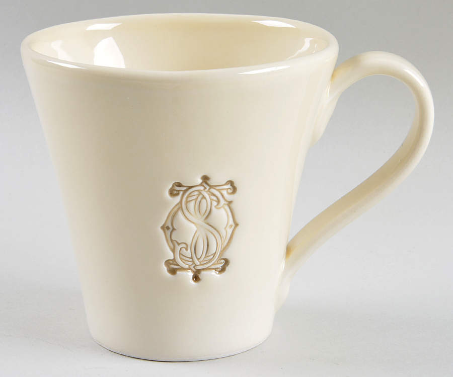 Basket Felice Creme Mug by Manhu Designs-1