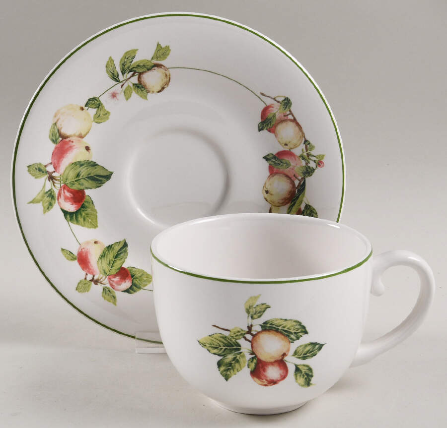 MTW20 Flat Cup & Saucer Set by Martha Stewart-1