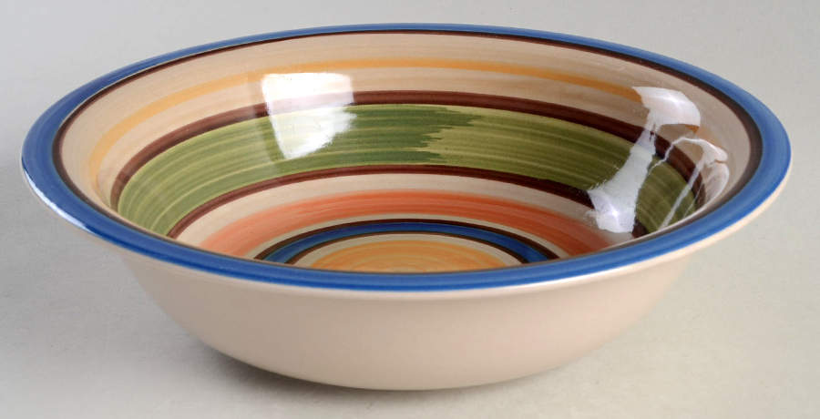 Portofino Swirl 8" Soup/Pasta Bowl by Mulberry Home Collection-1