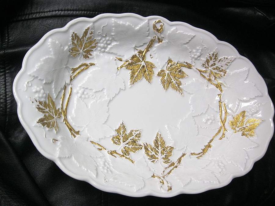 MSS163 11" Oval Vegetable Bowl by Meissen (Germany)-1