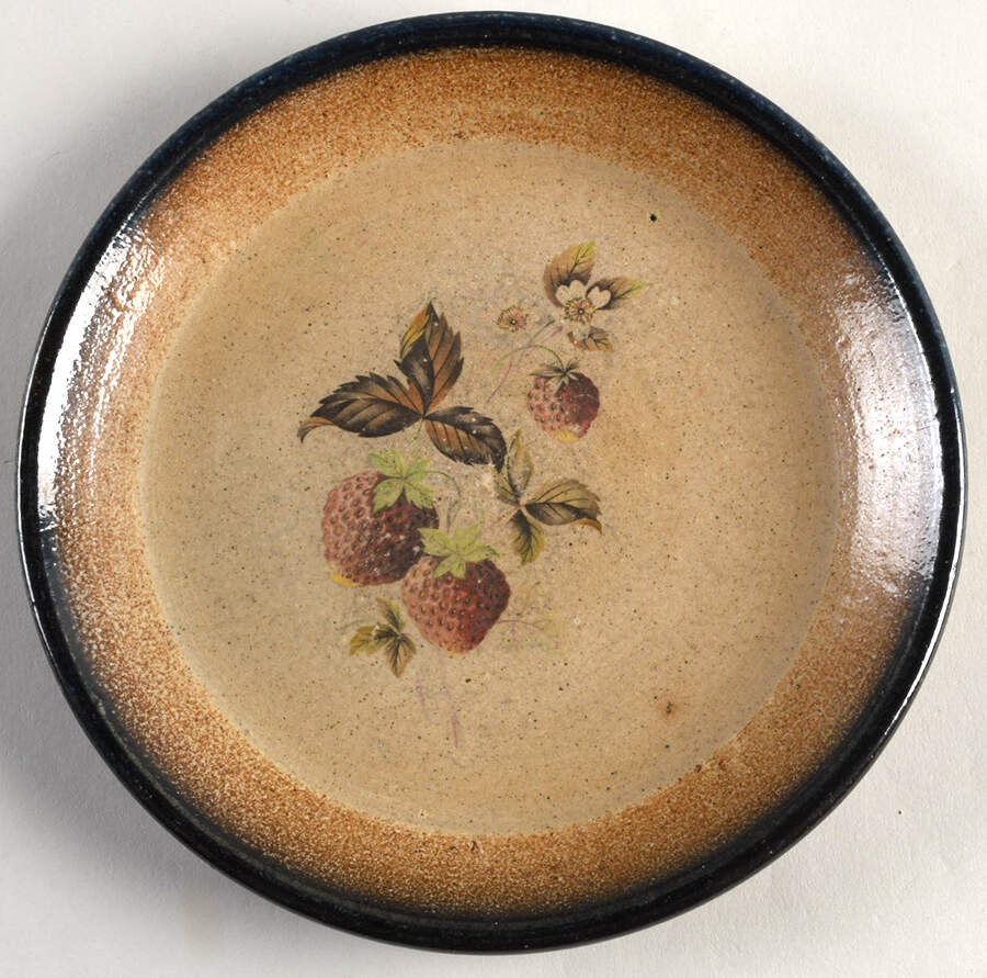Strawberry Luncheon Plate by Monroe Salt Works-1
