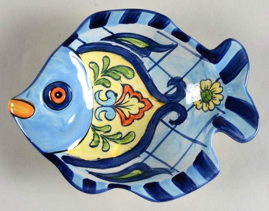 Blue Talavera Figural Dip Bowl by Maxcera Corp-1