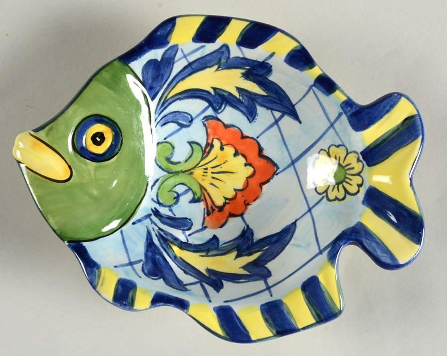 Blue Talavera Figural Dip Bowl by Maxcera Corp-1