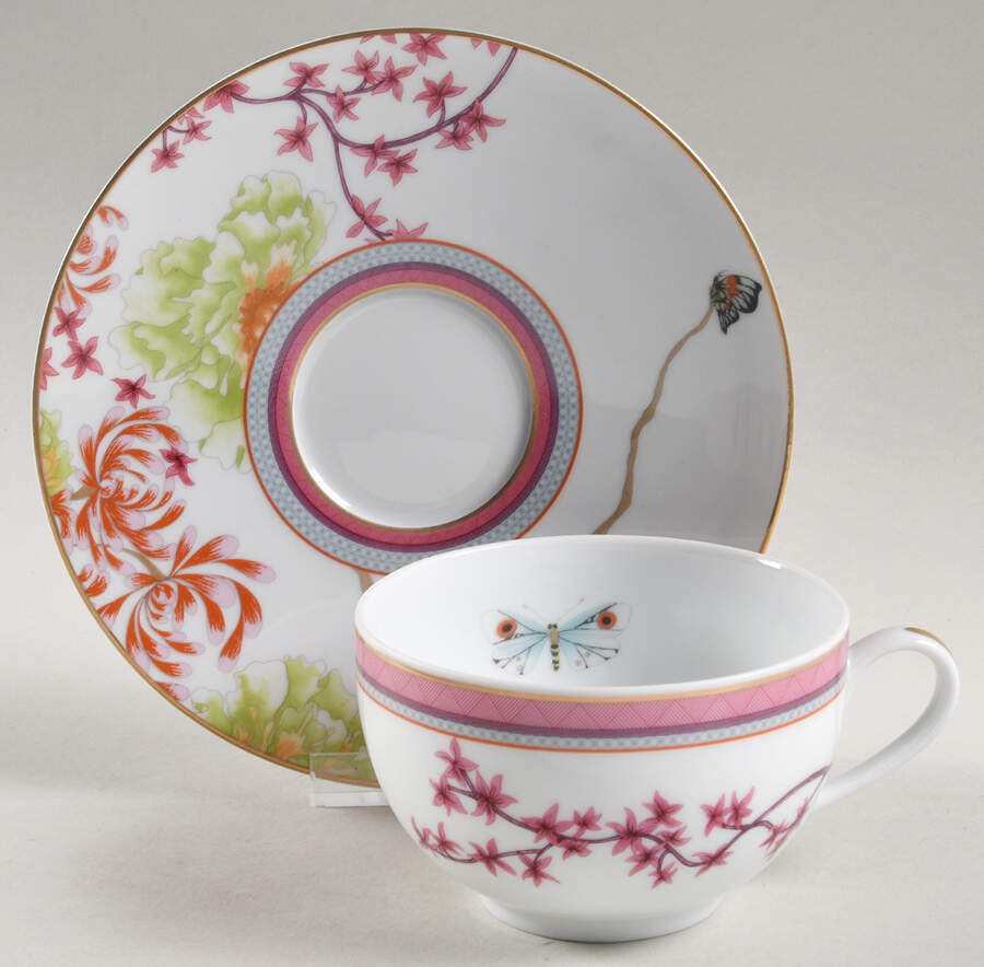 Eden Footed Cup & Saucer Set by Medard de Noblat-1