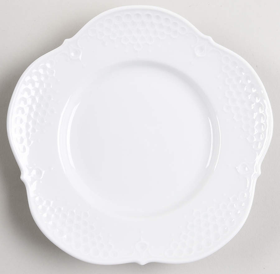 Water Lily Salad Plate by Meissen (Germany)-1