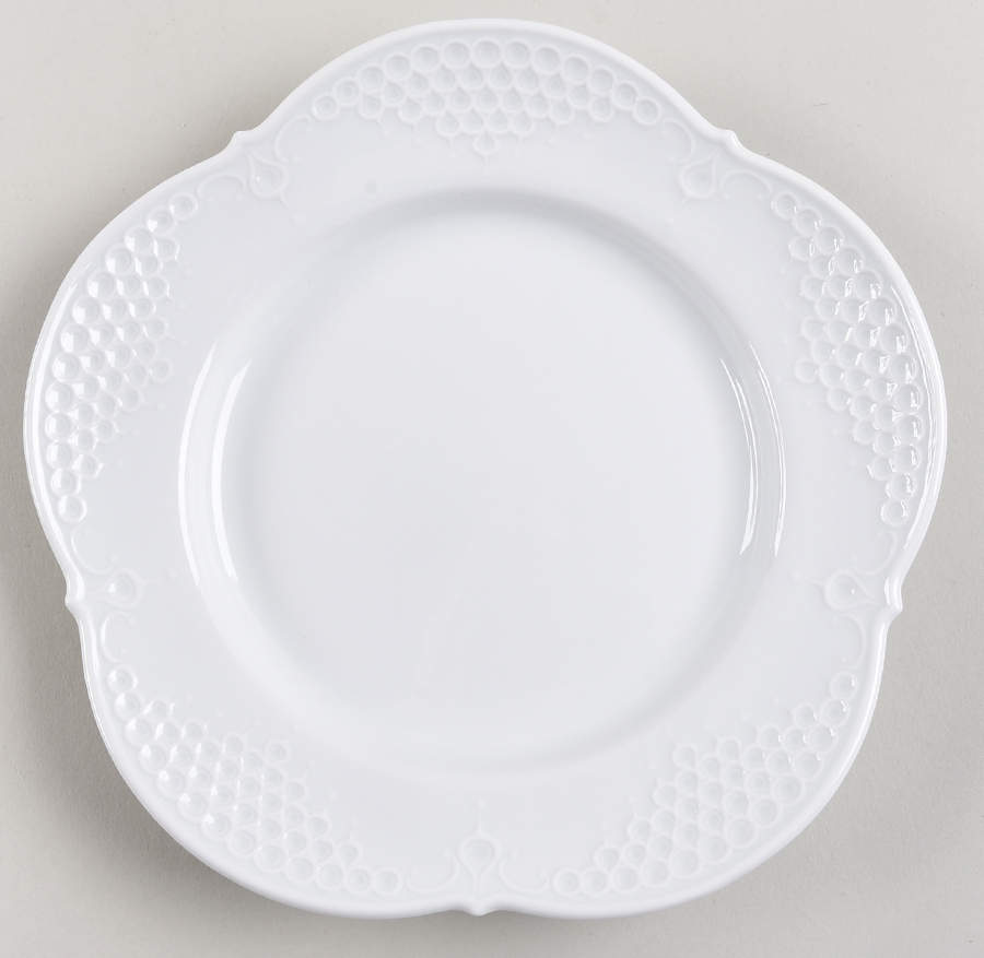 Water Lily Dessert/Pie Plate by Meissen (Germany)-1