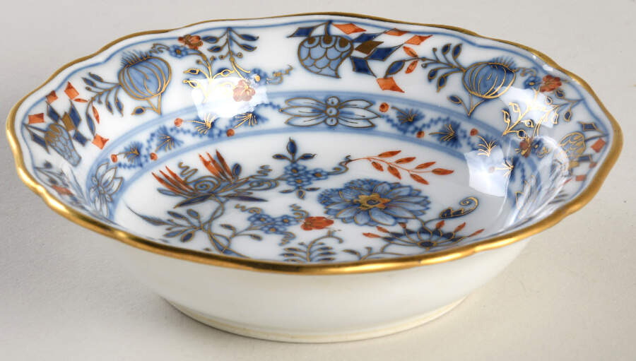 Blue Onion Rich Fruit/Dessert (Sauce) Bowl by Meissen (Germany)-1