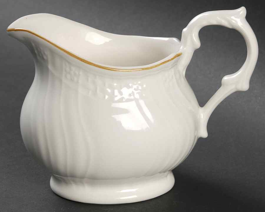 Elegant White Creamer by Mikasa-1