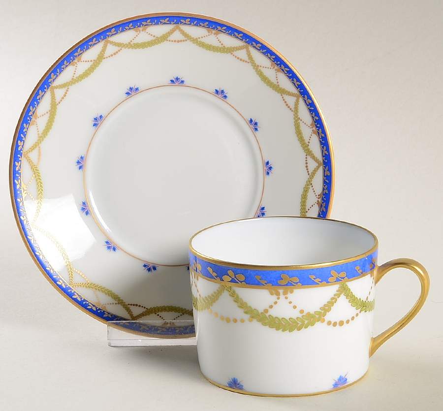 Elisabeth Flat Cup & Saucer Set by Michael C Fina-1