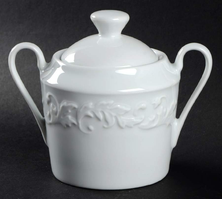 Renaissance Sugar Bowl & Lid by Michael C Fina-1