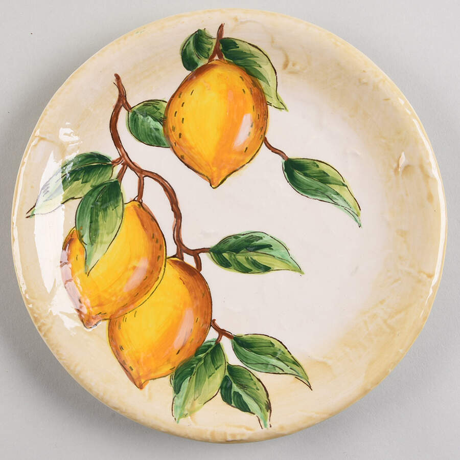 Rustic Lemon Salad Plate by Maxcera Corp-1