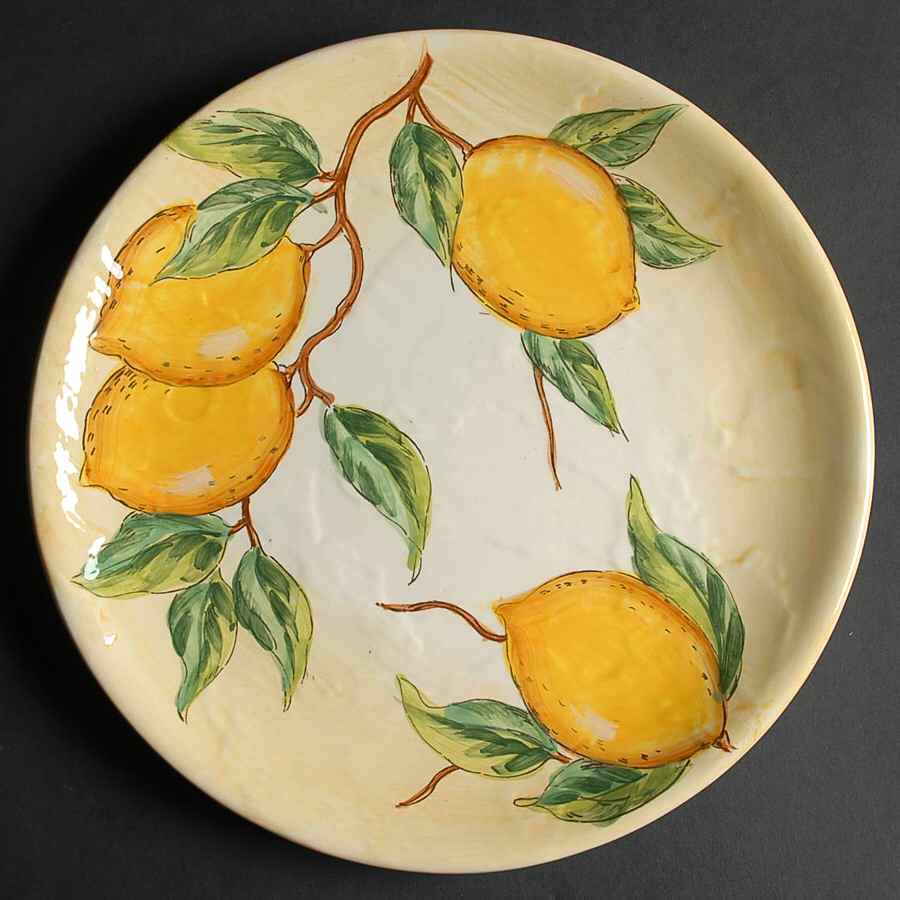 Rustic Lemon Dinner Plate by Maxcera Corp-1