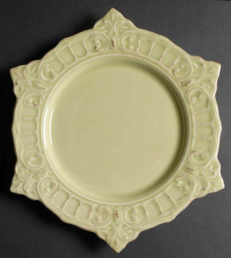 Venice Green Service Plate (Charger) by Matceramica-1