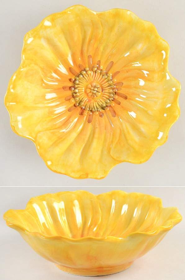 Flowers Soup/Cereal Bowl by Maxcera Corp-1