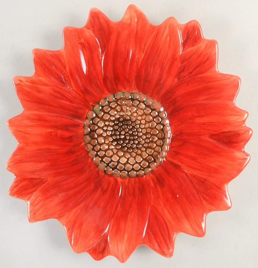 Flowers Dinner Plate by Maxcera Corp-1