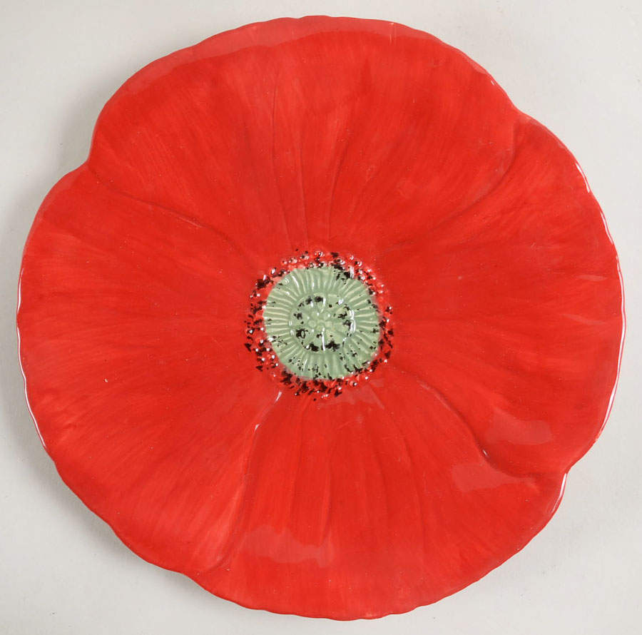 Flowers Dinner Plate by Maxcera Corp-1