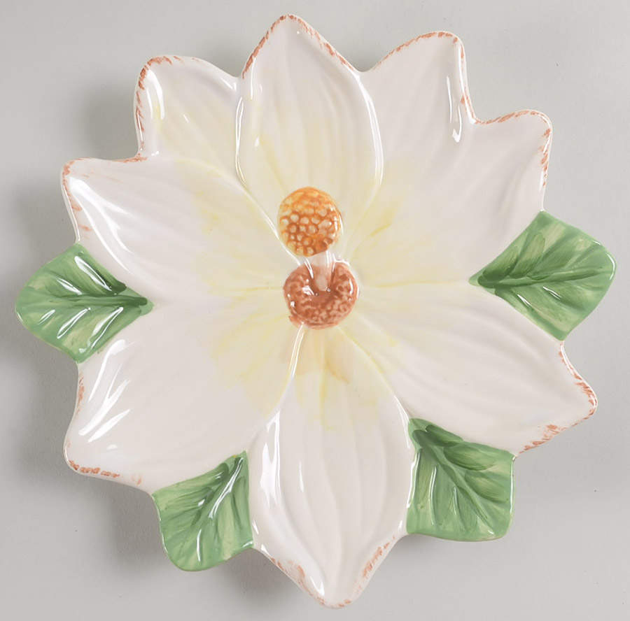 Flowers Salad Plate by Maxcera Corp-1