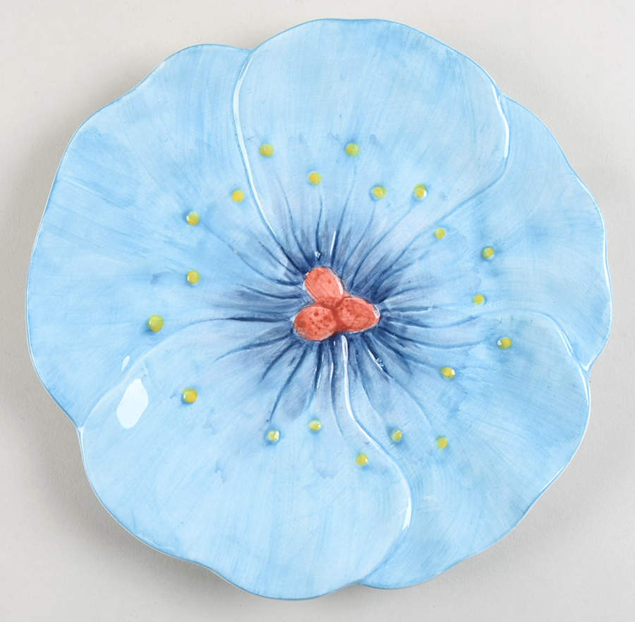 Flowers Salad Plate by Maxcera Corp-1