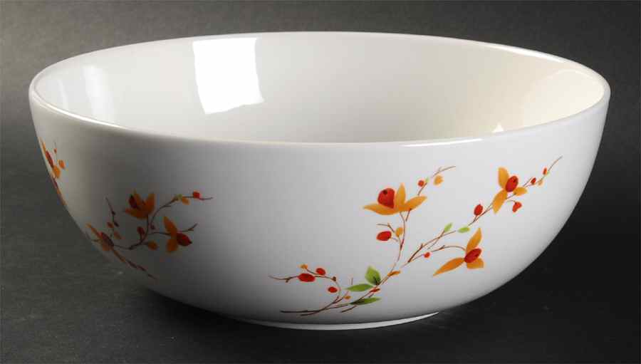 Bittersweet Branches 9" Round Vegetable Bowl by Martha Stewart-1