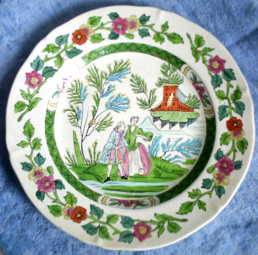 Np969 Dinner Plate by Minton-1