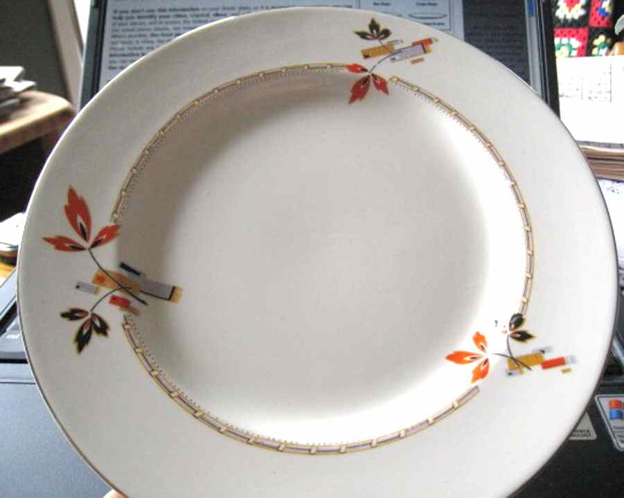 Aloma Dinner Plate by Alfred Meakin-1