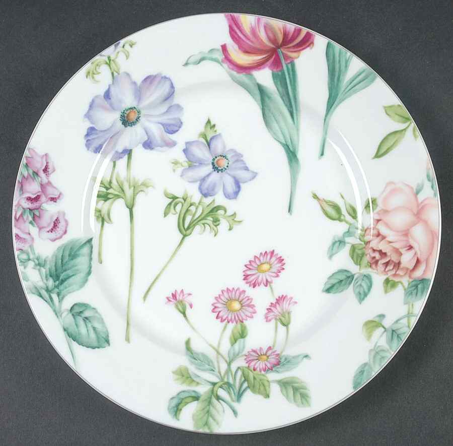 Floral Fantasy Salad Plate by Mikasa-1