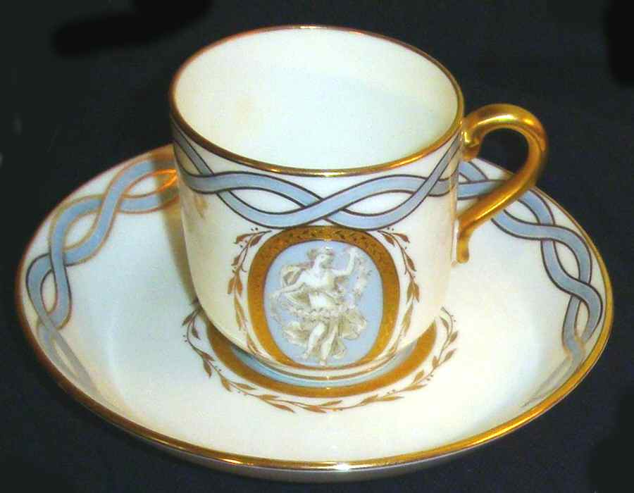 Pa1804 Flat Demitasse Cup & Saucer Set by Minton-1
