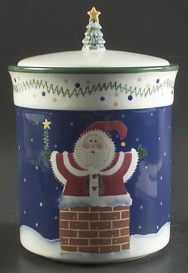 Up on the Rooftop Cookie Jar & Lid by Midwest of Cannon Falls-1