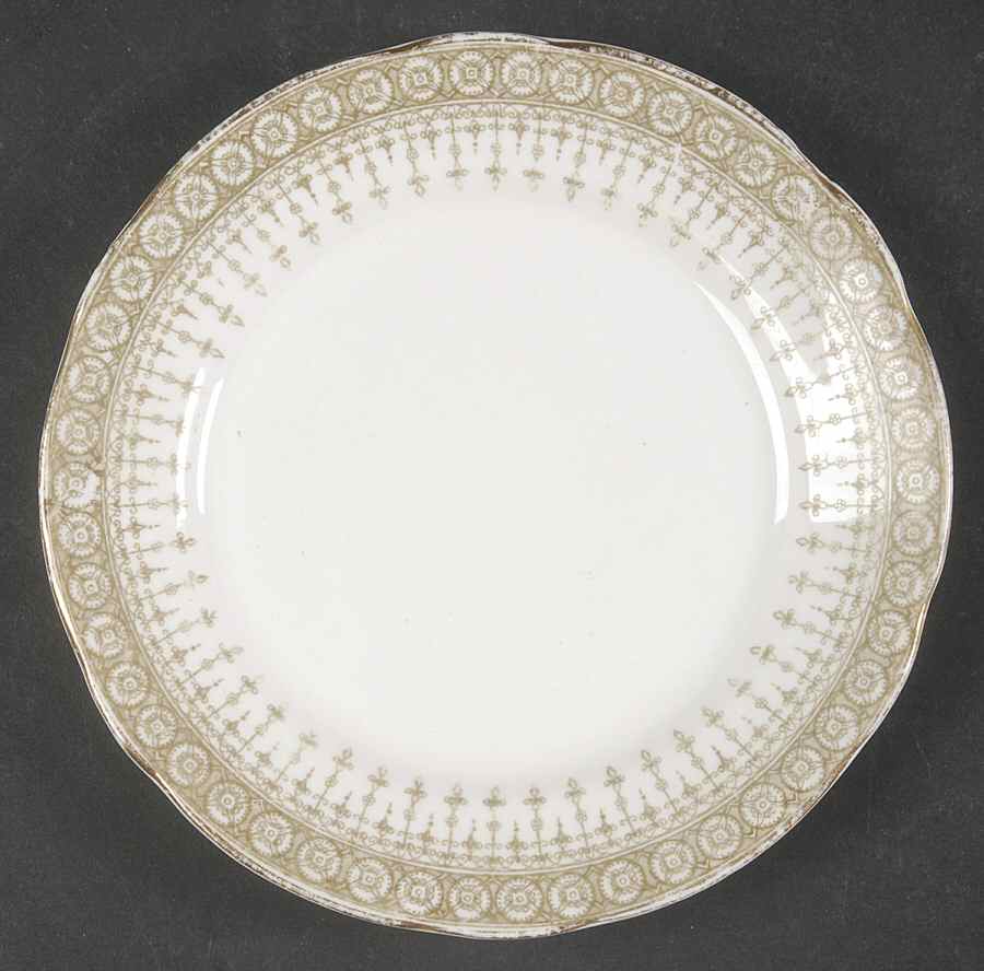 Premier Green Bread & Butter Plate by John Maddock & Sons-1