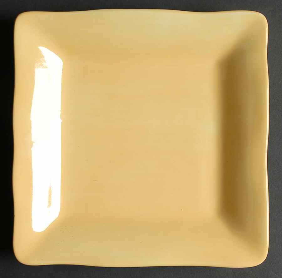Brava Yellow Square Salad Plate by Mikasa-1