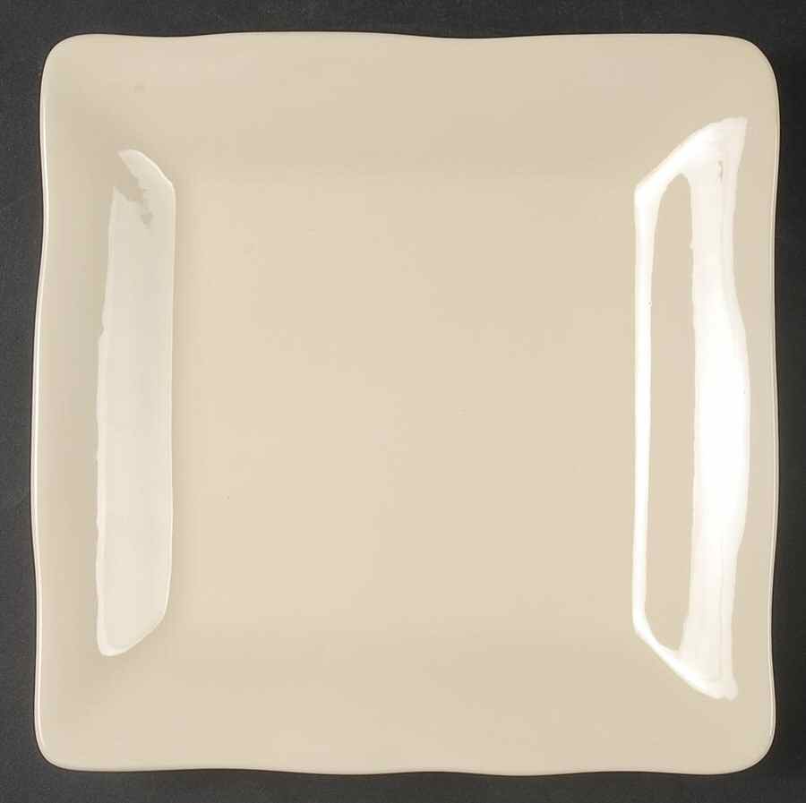 Brava Cream Square Salad Plate by Mikasa-1