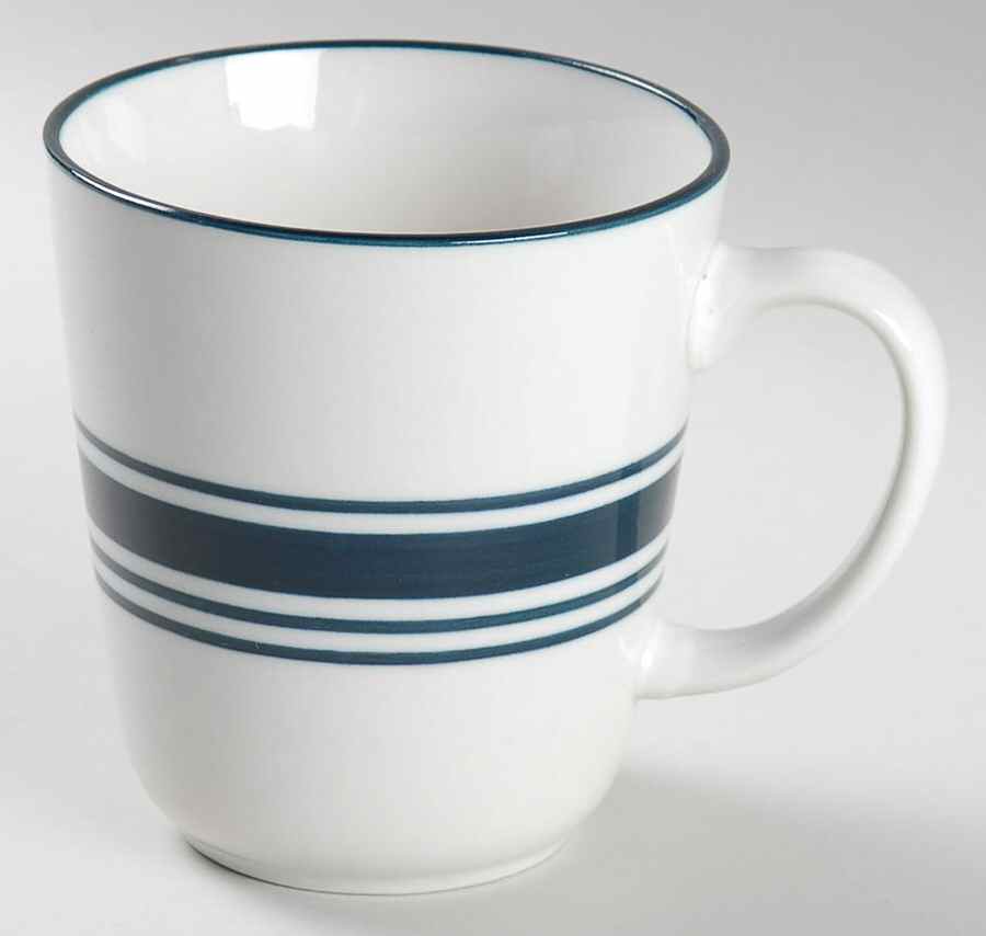Casual Banded Cobalt Blue Mug by Mainstays-1
