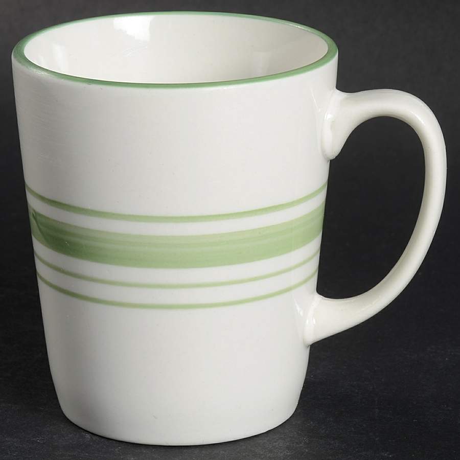 Casual Banded Green Mug by Mainstays-1
