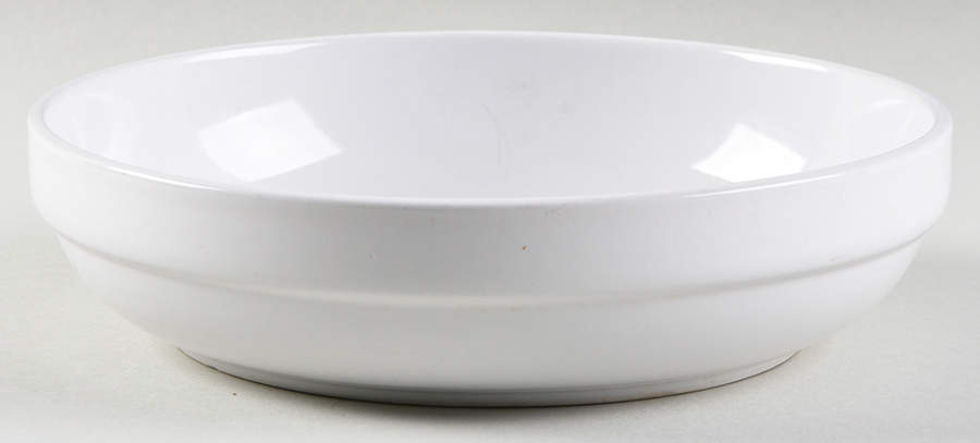 Stackables `White 8" Soup/Pasta Bowl by Mainstays-1