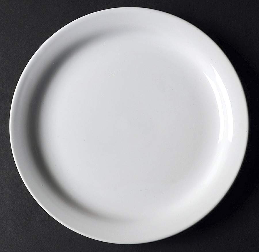 Stackables `White Salad Plate by Mainstays-1