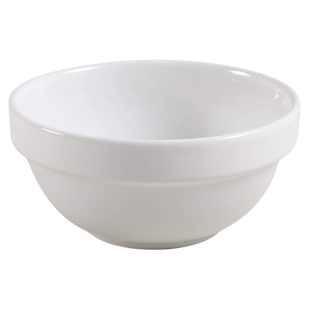 Stackables `White Soup/Cereal Bowl by Mainstays-1