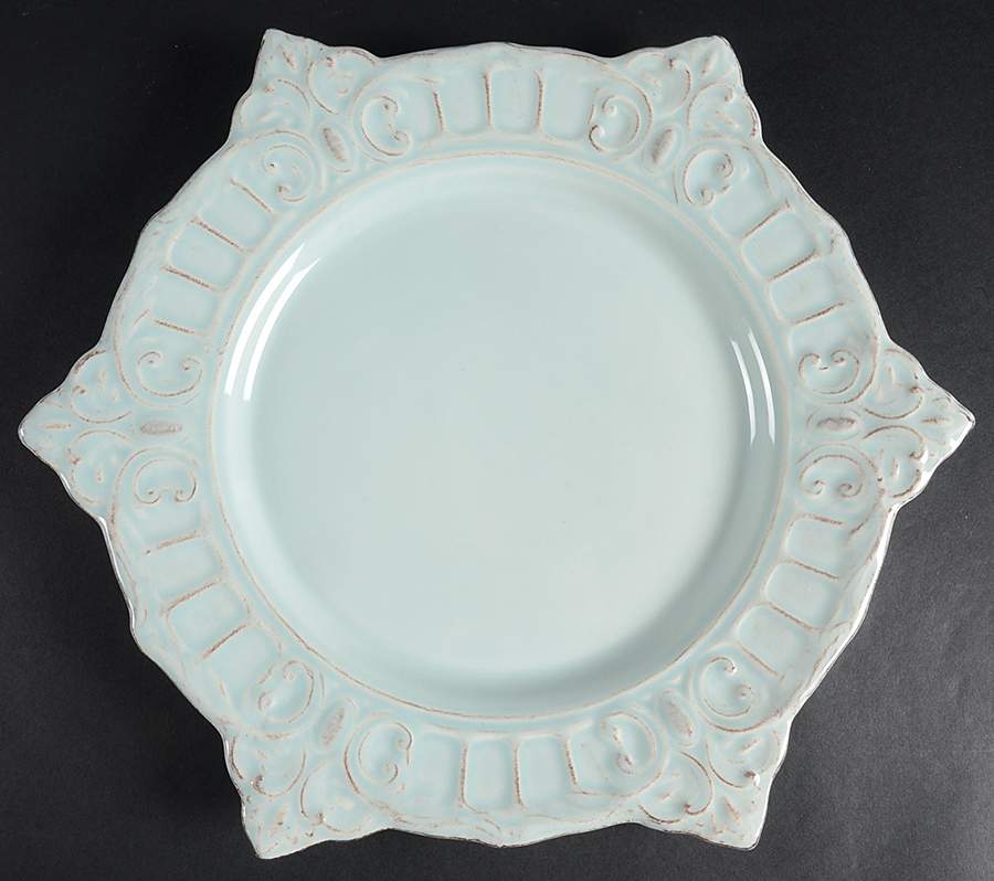 Venice Teal Service Plate (Charger) by Matceramica-1