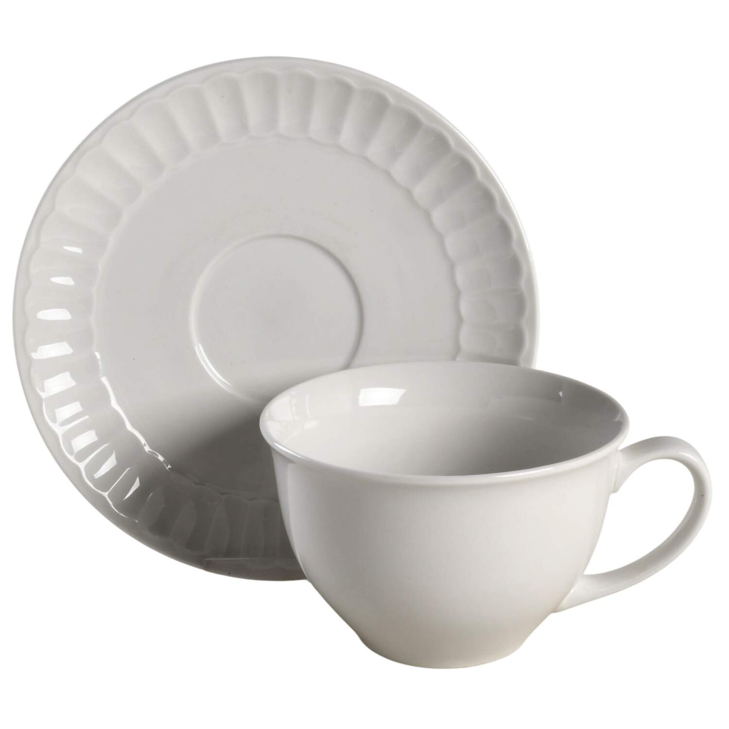 MTW21 Footed Cup & Saucer Set by Martha Stewart-1