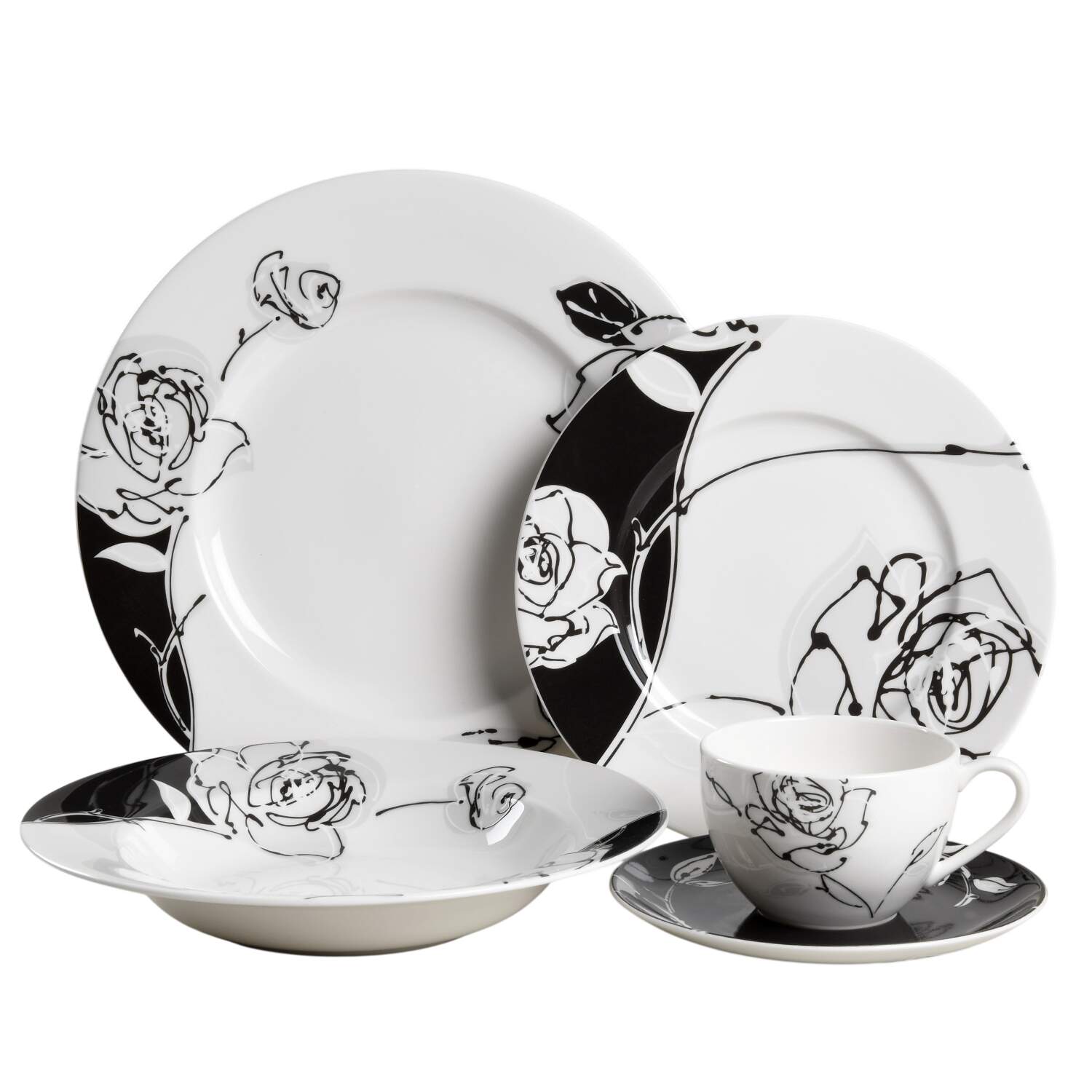 Urban Rose 5 Piece Place Setting by Mikasa-1