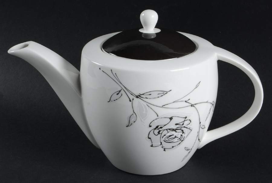 Urban Rose Teapot & Lid by Mikasa-1