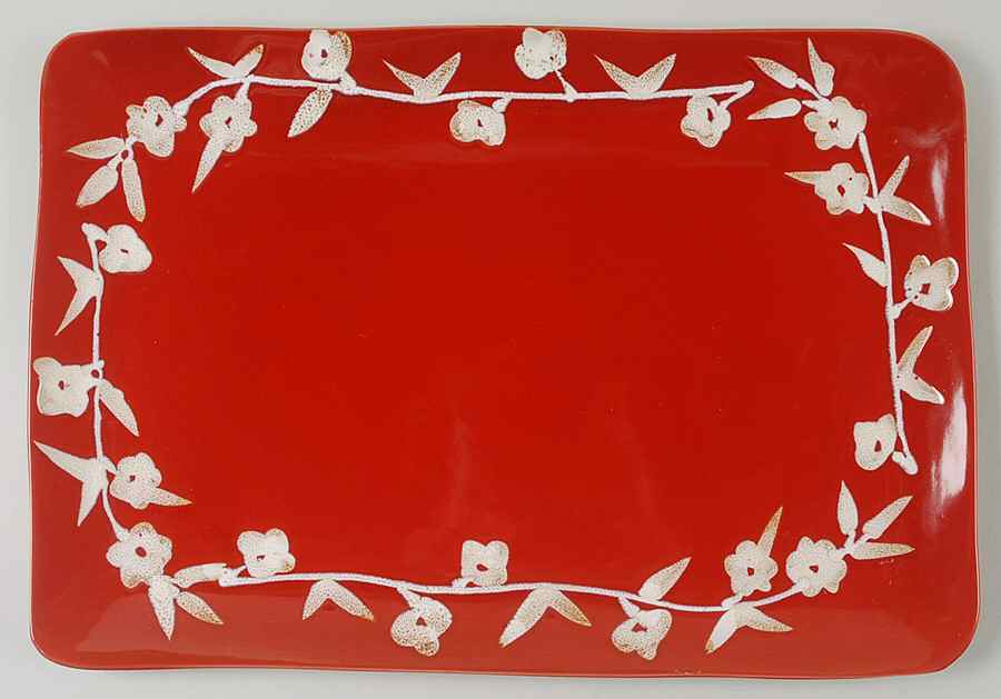 Dahlia 16" Rectangular Serving Platter by Mikasa-1