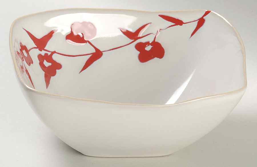Dahlia Square Soup/Cereal Bowl by Mikasa-1