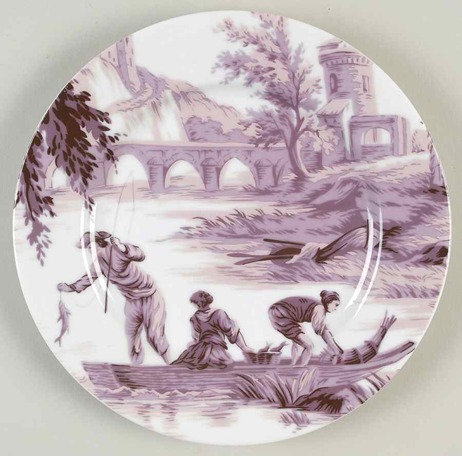 Toile Salad Plate by Martha Stewart-1