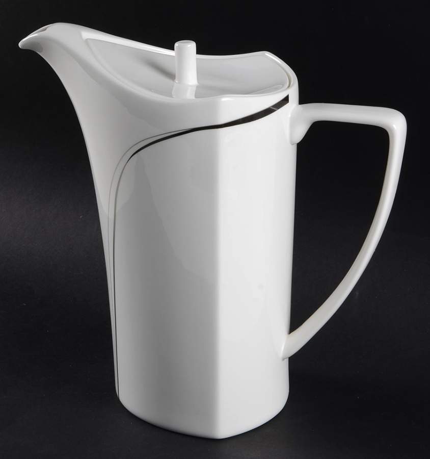 Modernist Black Coffee Pot & Lid by Mikasa-1